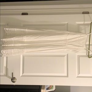 Cotton Eyelet midi dress